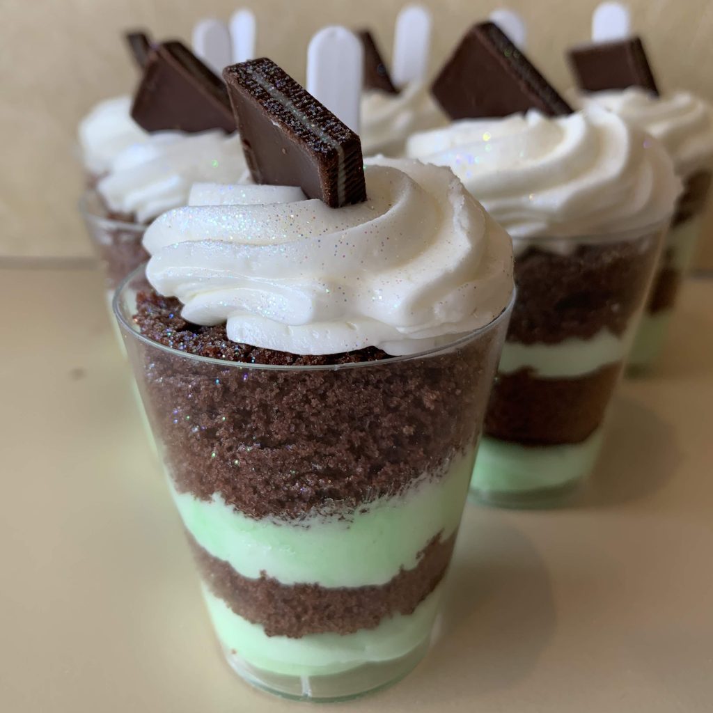 Andes Mint Cake Shot