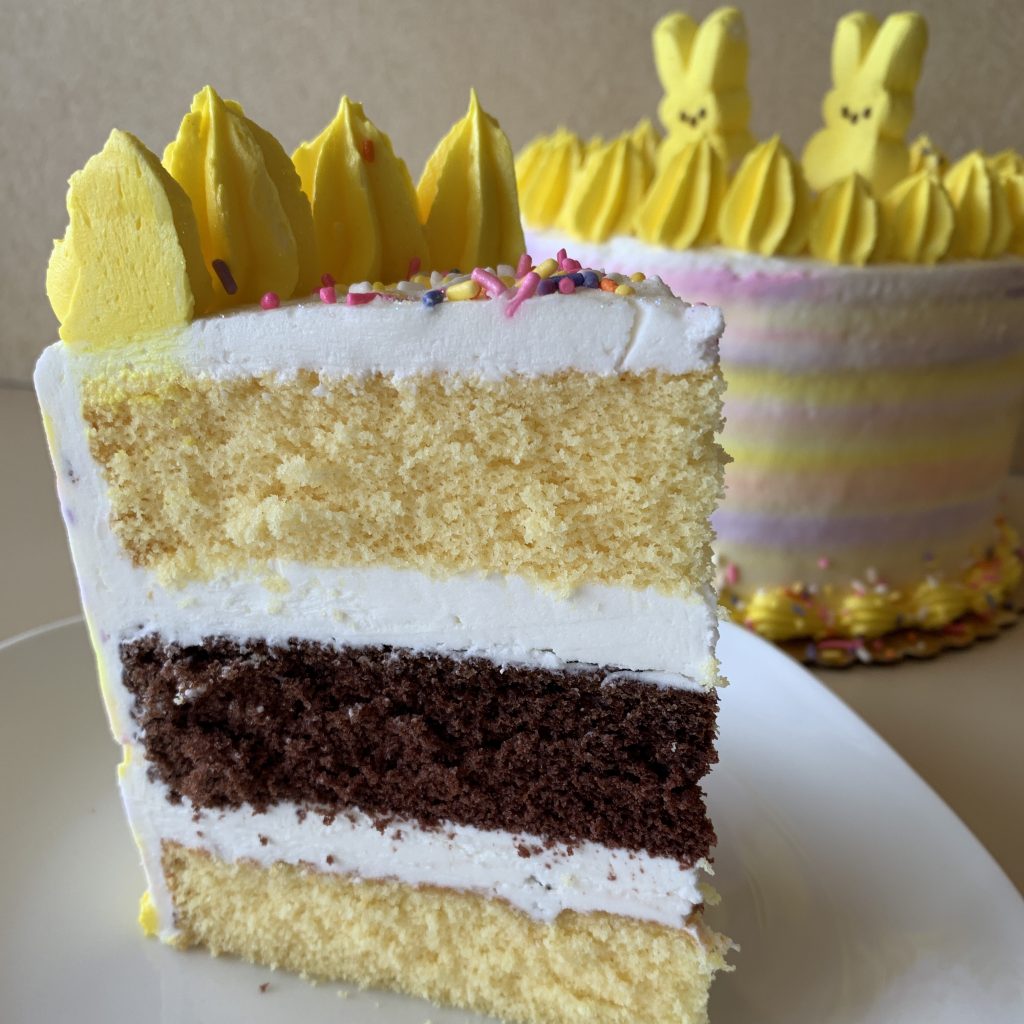 Peep Bunny Cake - Easter