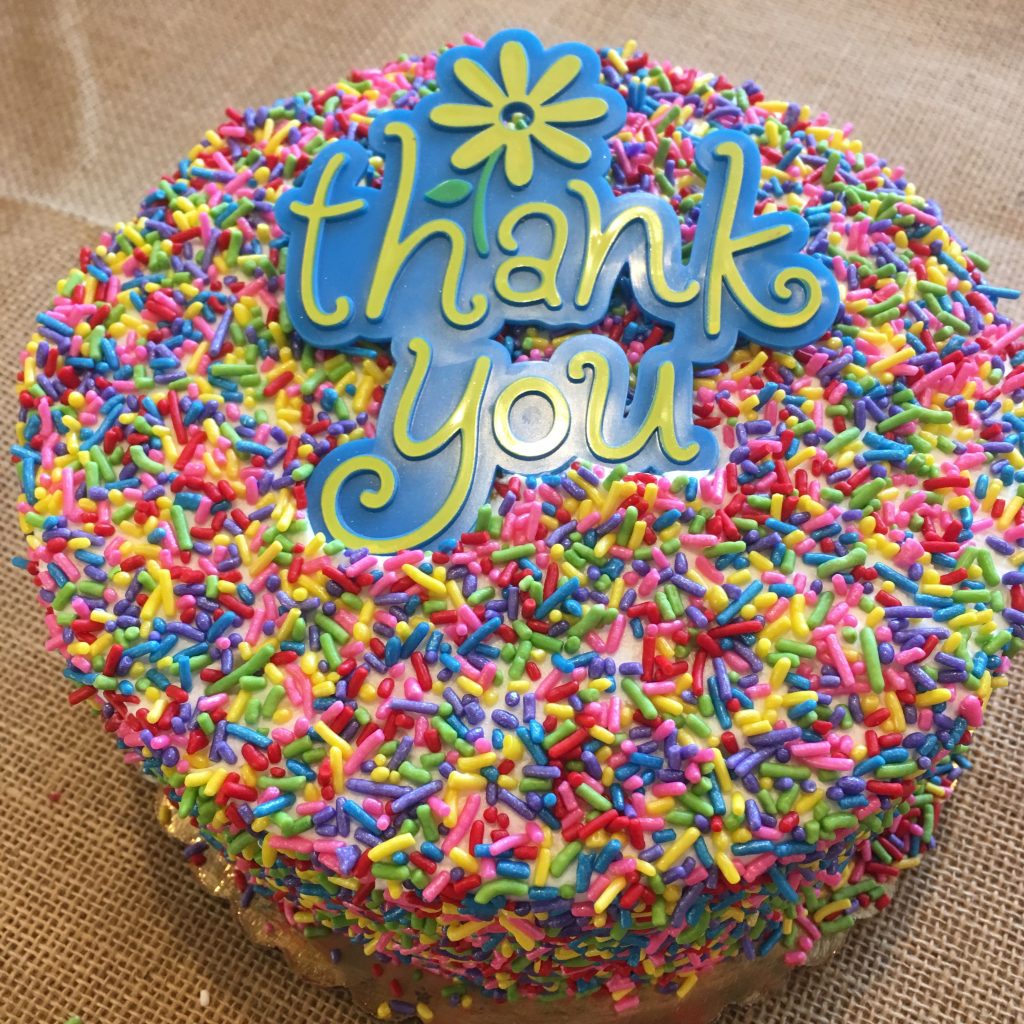 Sprinkle Cake - Admin Prof Day