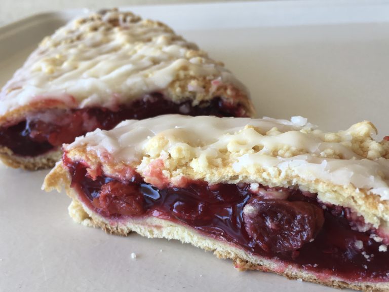 Cherry Strip Coffeecake